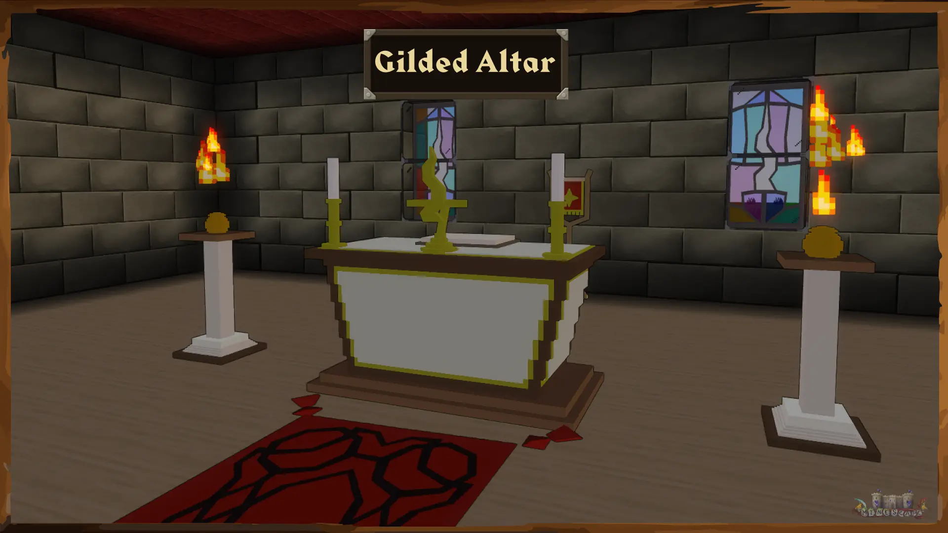 Guilded Altar and Incense Burners